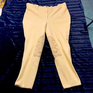 TuffRider pull on breeches tan show riding 42 lds